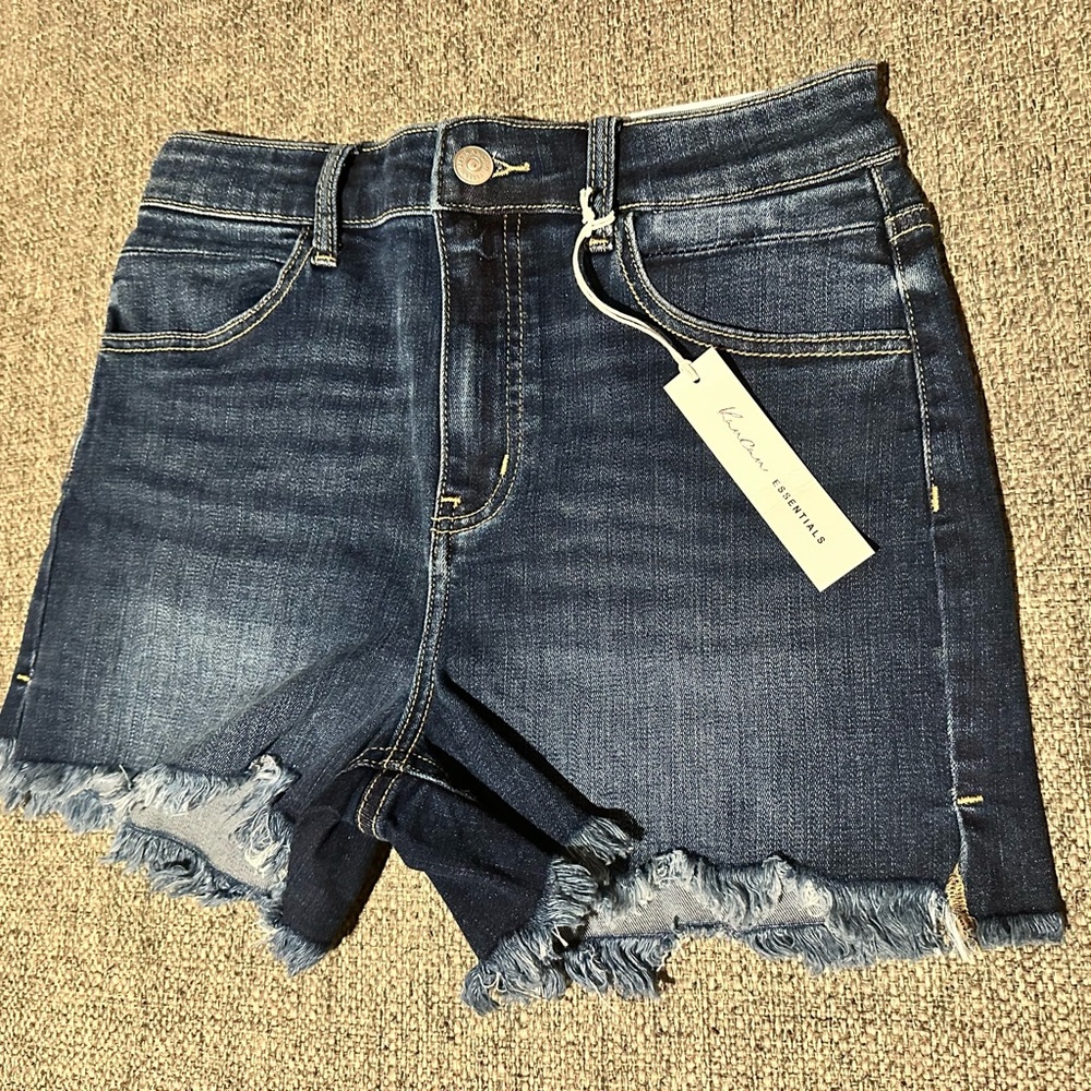 KanCan Blue Jean Shorts Distressed Hem